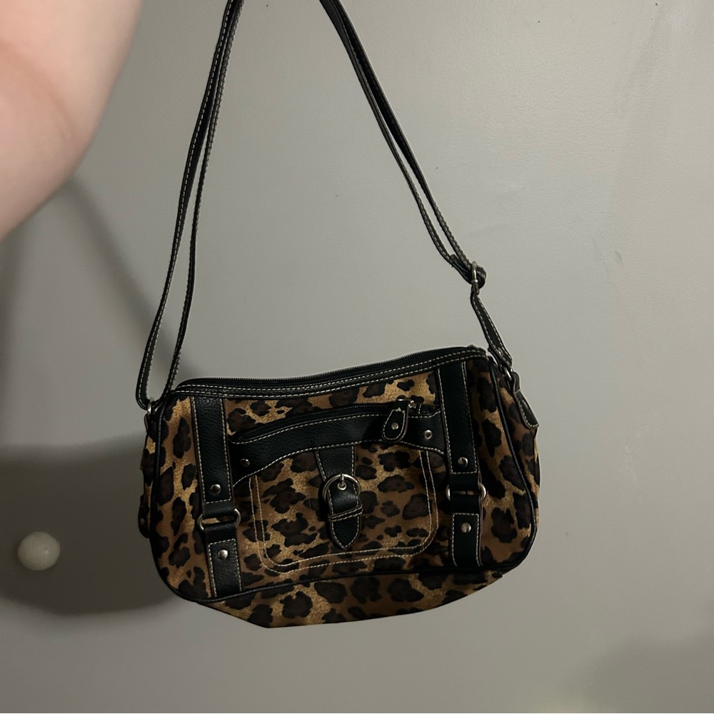 Leopard Print Shoulder Bag